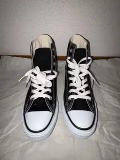 【未使用・美品】CONVERSE ALL STAR ブラック ハイカット