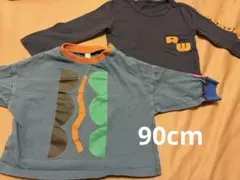 90cmロンT2枚　マーキーズホーガンとノーブランド