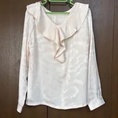 桜色のシルクブラウス(着物リメイク)