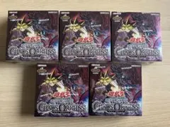 遊戯王OCG　カオス・オリジンズ5box　シュリンク付き　初回生産限定同梱