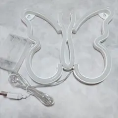 ネオンライト 蝶 ネオン LED かわいい インテリアライト 電飾 ライト