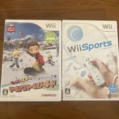 Wii用ゲームソフト Wiiスポーツとファミリースキー