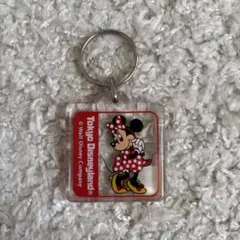 【お値下げ】東京ディズニーランド　キーホルダー　ミニーマウス　レトロ　当時物