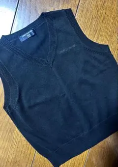 COMME CA DU MODE ニットベスト 110cm ブラック　幼稚園　黒