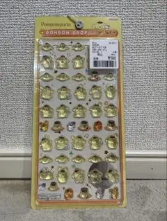 【正規品】ポムポムプリン ボンボンドロップシール mini