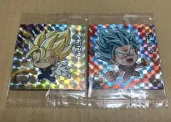 ドラゴンボール超戦士シールウエハース w4-19 w4-06 孫悟空 ベジット