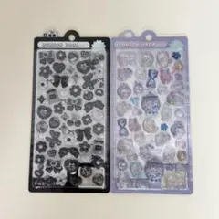 正規品 BONBON DROP ボンボンドロップシール 2種セット リボン ネコ