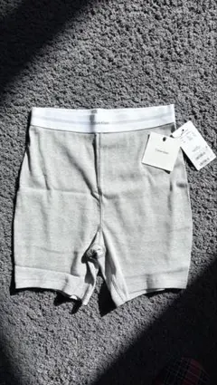 Calvin Klein グレー ハイウェスト　バイクショーツ S