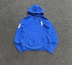 Polo Ralph Lauren ネイビー パーカー ビックポニー swag - メルカリ