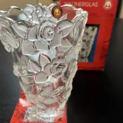新品未使用　ワルターグラス　花瓶　ローズベース Europeanスタイル