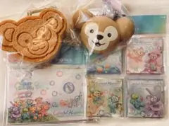 ダッフィー20周年　ポストカードクリアホルダー スーベニア　スナックケース　メモ