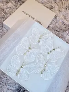 ANNAN WEDDING 蝶々へアピン