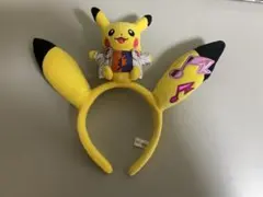 ピカチュウ USJ カチューシャ 音符デザイン