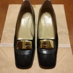 GUCCI ブラック フラットパンプス