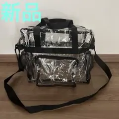 [新品]クリアバッグ　透明　トート ドジャース 観戦　ファスナー付　ポケットのサムネイル