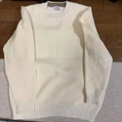 PLUS ONE ニット セーター アイボリー Lサイズ