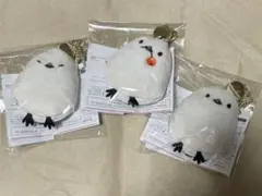 YOU+MORE!シュルッと飛びたつシマエナガキーポーチ　キーリール　３種セット