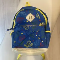 キッズ用 ☆働く車柄 リュック ブルー