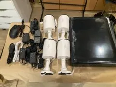 【ほぼ新品】Hiseeu 防犯カメラ 4K 800万画素 ワイヤレス 4台セットのサムネイル