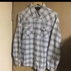 値下げNOVADELIC ヴィンテージ加工 チェックネル生地 長袖シャツ 美品