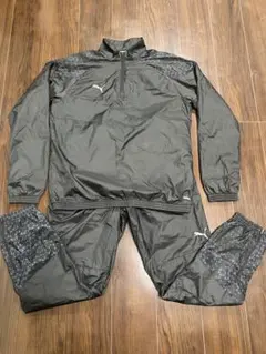 【夏季特価】PUMA ウインドブレーカー上下セット ブラックのサムネイル
