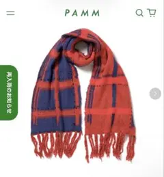 PAMM 透明な空気のチェックマフラー