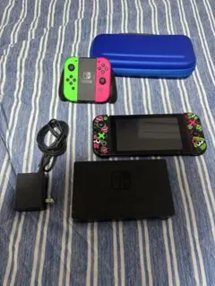 Nintendo Switch 本体 青/赤 充電器付き ジャンク品 - メルカリ