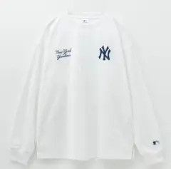 New York Yankees 長袖Tシャツ ホワイト