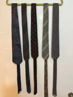 ネクタイ 5本セット 幾何学模様