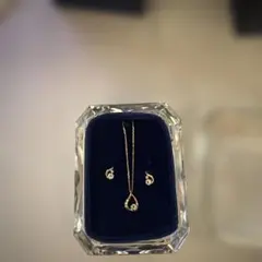 ゴールドメッキ ネックレスとイヤリングセット