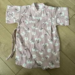 ベビー甚平・浴衣 80サイズ　くろわっさんすべべ