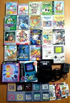 ゲームボーイカラー　本体　ソフト　ポケット　レンズ　ケーブル　ジャンク品有り