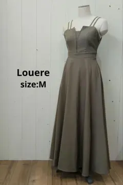 ルエレ Louere デザイン フレア キャミ ワンピース カーキ M
