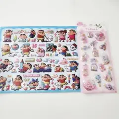 ぷっくりシール　クレヨンしんちゃん　シャカシャカシール