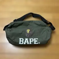 A BATHING APE BAPE ボディバッグ カーキ