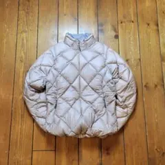 モンベル スペリオ ダウンジャケット ダイヤキルト ドローコード 短丈 M