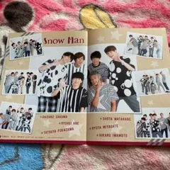 SnowMan SixTONES 両面ピンナップ 松村北斗 岩本照 森本慎太郎