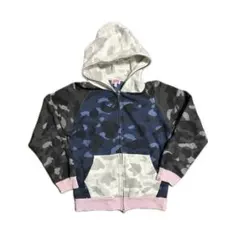 a bathing ape APEE BAPE カモ　ジップパーカー