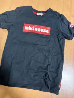 MIKI HOUSE ロゴTシャツ ブラック 110cmのサムネイル