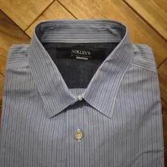 NOLLEY'S ノーリーズ 長袖シャツ ブルーストライプ サイズMのサムネイル