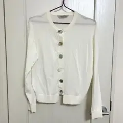 Y380：TORRAZZO DONNA ビジュー釦カーディガン