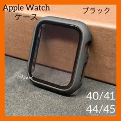 ブラック⭐︎アップルウォッチ ケース カバー AppleWatch 黒