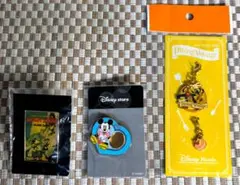 ディズニー チャーム ピンバッジ 限定品 ３種類セット