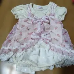 アクシーズファム Baby フラワープリントロンパース