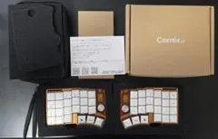 【新品未使用・ポーチ付】Cornix LP 無線分割キーボード オレンジのサムネイル