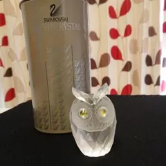 ＊スワロフスキー☆ シルバークリスタル フクロウ＊