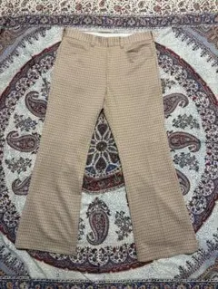 70s〜80s Levi's Panatelaフレアスラックス チェック - メルカリ