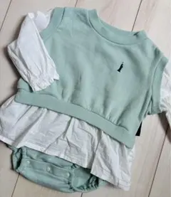 EASTBOY ロンパース 80イーストボーイ　裏起毛