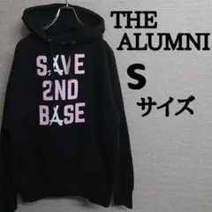 少し美品 ALUMNI アルムナイ ビッグプリント プルオーバー パーカー