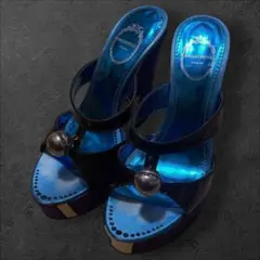 EMILIO PUCCI ウェッジソール総柄 サンダルのサムネイル